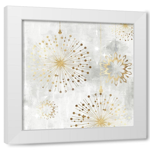 New Years Eve  White Modern Wood Framed Art Print by PI Studio