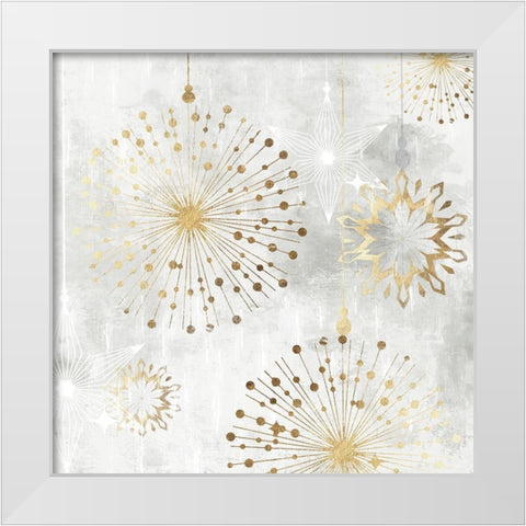 New Years Eve  White Modern Wood Framed Art Print by PI Studio