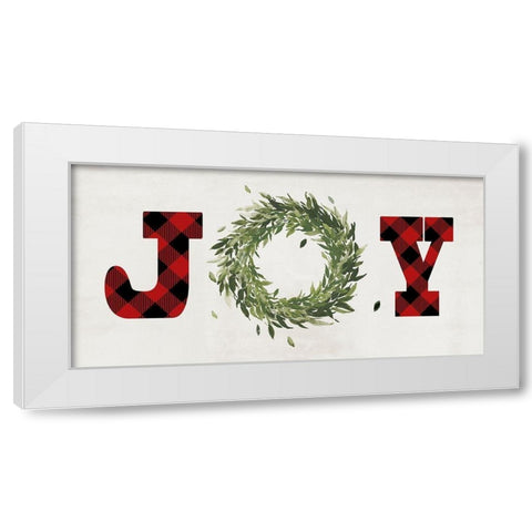 Filled with Joy White Modern Wood Framed Art Print by PI Studio