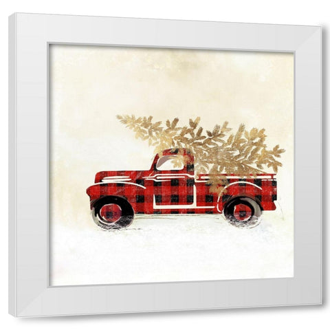 Deck the Halls I  White Modern Wood Framed Art Print by PI Studio