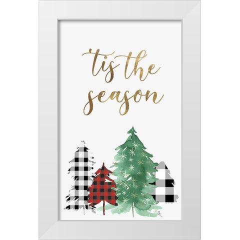 Christmas Time  White Modern Wood Framed Art Print by PI Studio