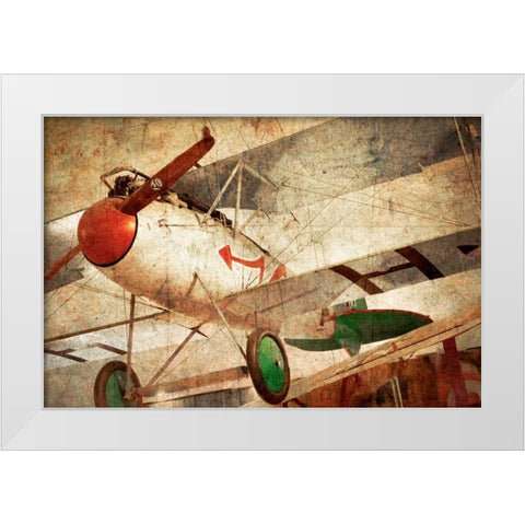 Aero III White Modern Wood Framed Art Print by Weddle, Ryan Hartson
