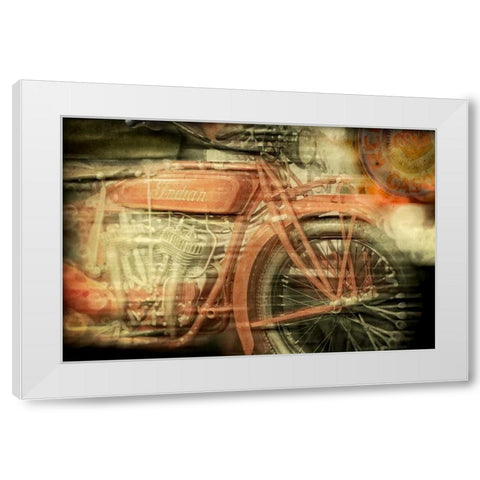 Moto I White Modern Wood Framed Art Print by Weddle, Ryan Hartson