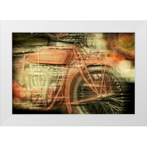 Moto I White Modern Wood Framed Art Print by Weddle, Ryan Hartson