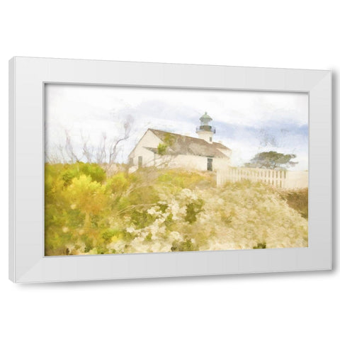 Coastal Beacon White Modern Wood Framed Art Print by Hartson-Weddle, Ryan