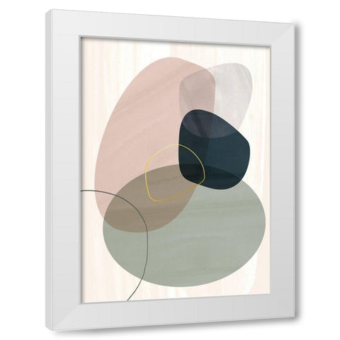 Bonding White Modern Wood Framed Art Print by Hogan, Aoibhne