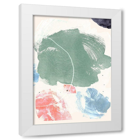 Shape in Mind  White Modern Wood Framed Art Print by Hogan, Aoibhne