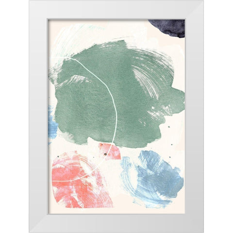 Shape in Mind  White Modern Wood Framed Art Print by Hogan, Aoibhne