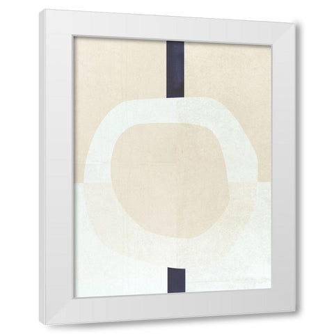 Ecstatic I  White Modern Wood Framed Art Print by Hogan, Aoibhne