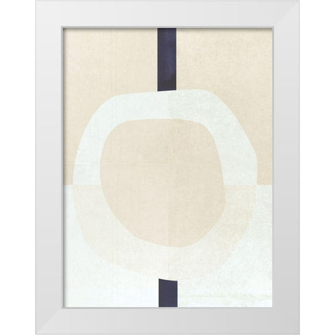 Ecstatic I  White Modern Wood Framed Art Print by Hogan, Aoibhne