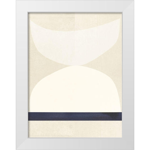 Ecstatic II  White Modern Wood Framed Art Print by Hogan, Aoibhne