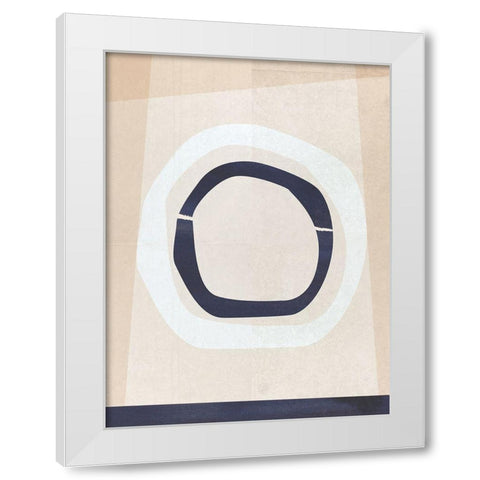Ecstatic III  White Modern Wood Framed Art Print by Hogan, Aoibhne