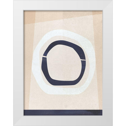 Ecstatic III  White Modern Wood Framed Art Print by Hogan, Aoibhne