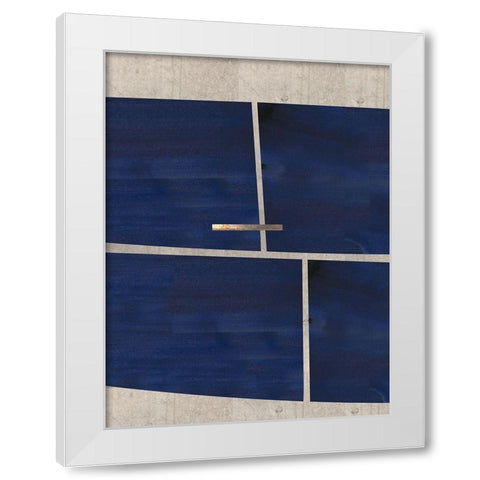 Locks I  White Modern Wood Framed Art Print by Hogan, Aoibhne