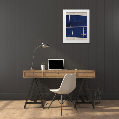 Locks II White Modern Wood Framed Art Print by Hogan, Aoibhne