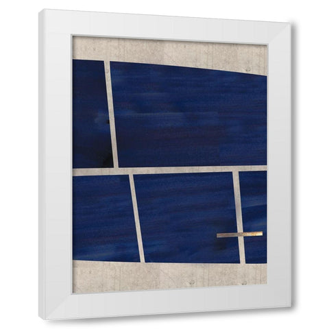 Locks II White Modern Wood Framed Art Print by Hogan, Aoibhne