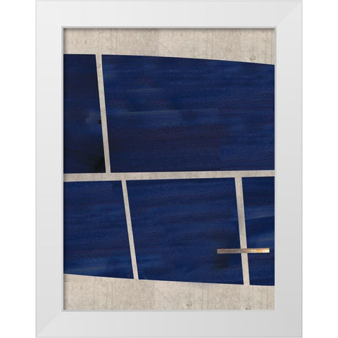 Locks II White Modern Wood Framed Art Print by Hogan, Aoibhne