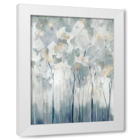 Blue Forest Adventure I  White Modern Wood Framed Art Print by Ian C