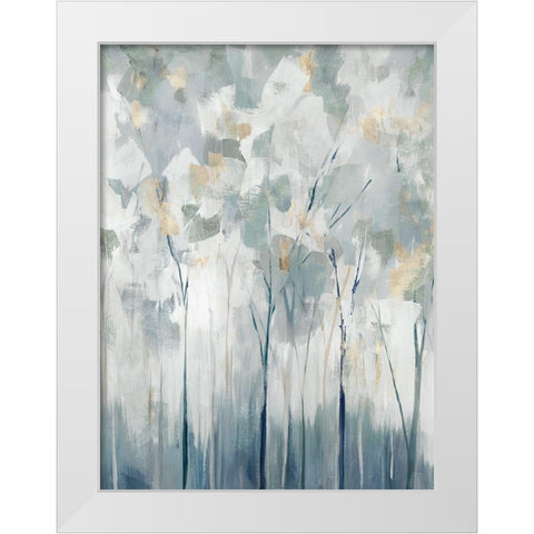 Blue Forest Adventure I  White Modern Wood Framed Art Print by Ian C