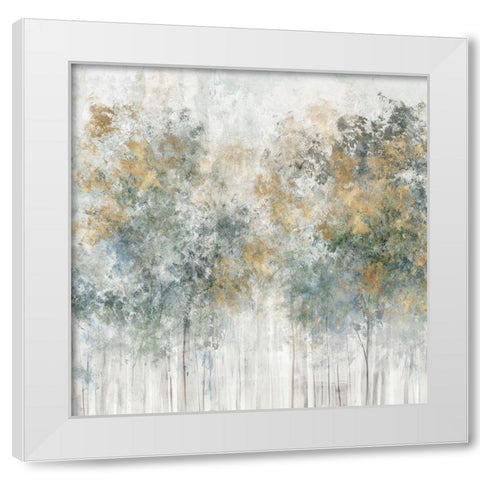 Wonderland Forest  White Modern Wood Framed Art Print by Ian C