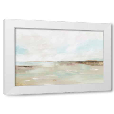 Birch Enchantment White Modern Wood Framed Art Print by Ian C