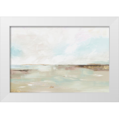 Birch Enchantment White Modern Wood Framed Art Print by Ian C