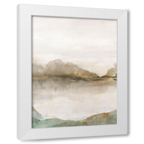 Reflections of Nature I White Modern Wood Framed Art Print by Ian C