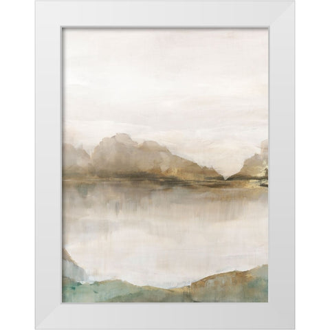 Reflections of Nature I White Modern Wood Framed Art Print by Ian C