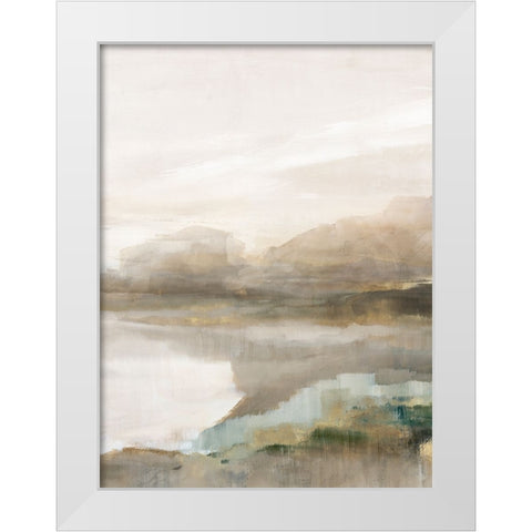 Reflections of Nature II White Modern Wood Framed Art Print by Ian C