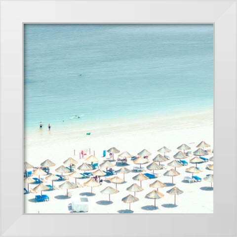 Sesimbra I White Modern Wood Framed Art Print by Beddoes, Ingrid