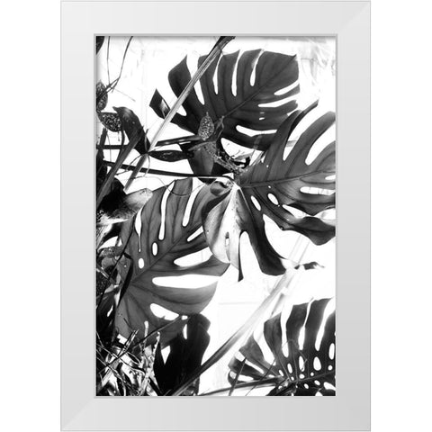 Tropical Leaves IIIÂ  White Modern Wood Framed Art Print by Stalus, Judy