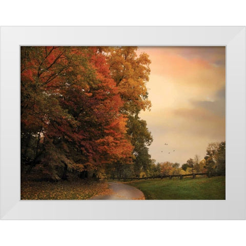 Turning White Modern Wood Framed Art Print by Jenney, Jessica