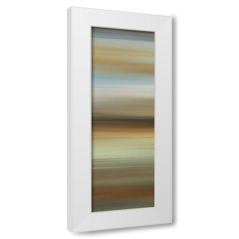 Abstract Horizon II White Modern Wood Framed Art Print by McMasters, James