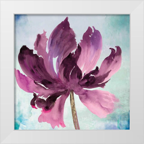 Tye Dye Floral I White Modern Wood Framed Art Print by Jensen, Asia