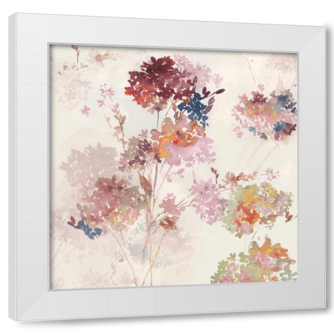 Sweet Hydrangea III White Modern Wood Framed Art Print by Jensen, Asia