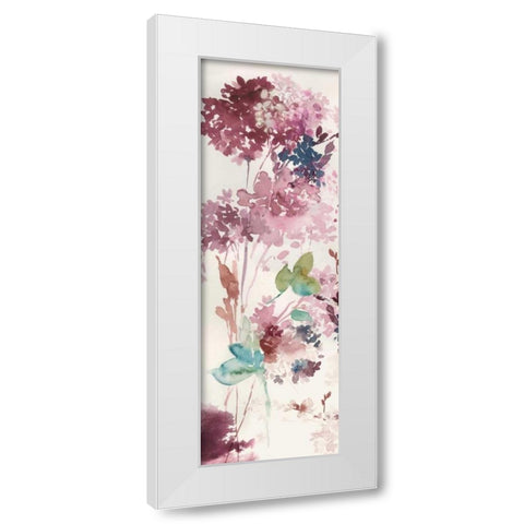 Sweet Hydrangea IV White Modern Wood Framed Art Print by Jensen, Asia