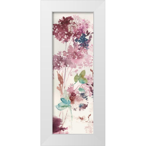 Sweet Hydrangea IV White Modern Wood Framed Art Print by Jensen, Asia