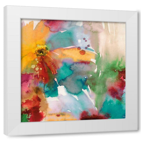 Elena I White Modern Wood Framed Art Print by Jensen, Asia