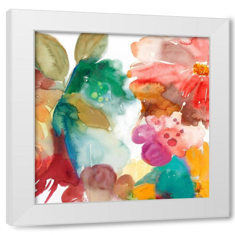 Elena II White Modern Wood Framed Art Print by Jensen, Asia