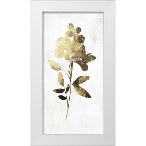 Gold Botanical I White Modern Wood Framed Art Print by Jensen, Asia