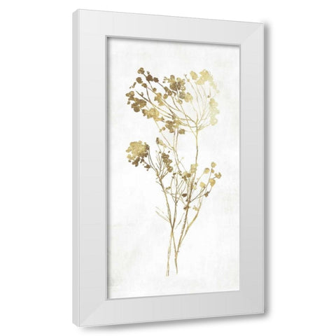 Gold Botanical II White Modern Wood Framed Art Print by Jensen, Asia