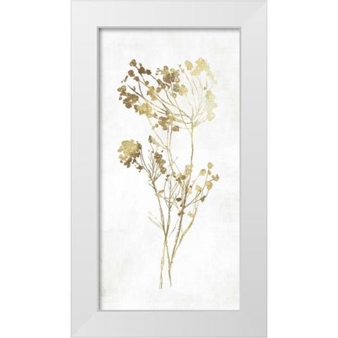 Gold Botanical II White Modern Wood Framed Art Print by Jensen, Asia