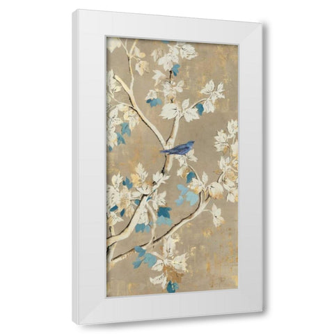 Free Song White Modern Wood Framed Art Print by Jensen, Asia