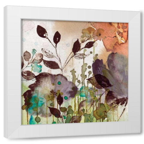 Autumn Song I White Modern Wood Framed Art Print by Jensen, Asia
