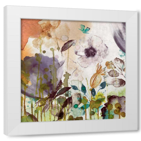 Autumn Song II White Modern Wood Framed Art Print by Jensen, Asia