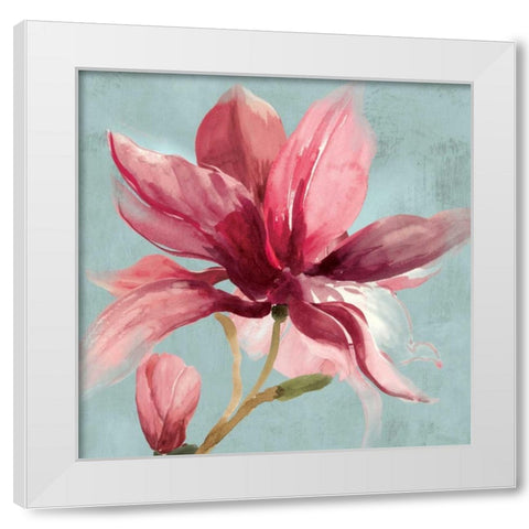 Sweetpea II White Modern Wood Framed Art Print by Jensen, Asia