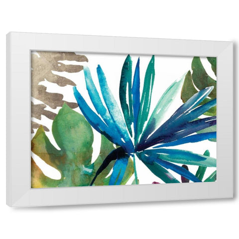 Tropic Sway I White Modern Wood Framed Art Print by Jensen, Asia