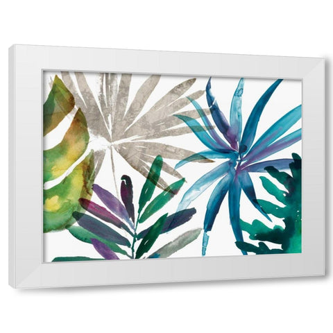 Tropic Sway II White Modern Wood Framed Art Print by Jensen, Asia
