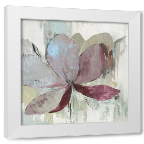 Drippy Floral I White Modern Wood Framed Art Print by Jensen, Asia