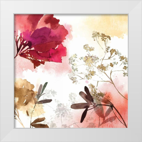 Bohemian II White Modern Wood Framed Art Print by Jensen, Asia